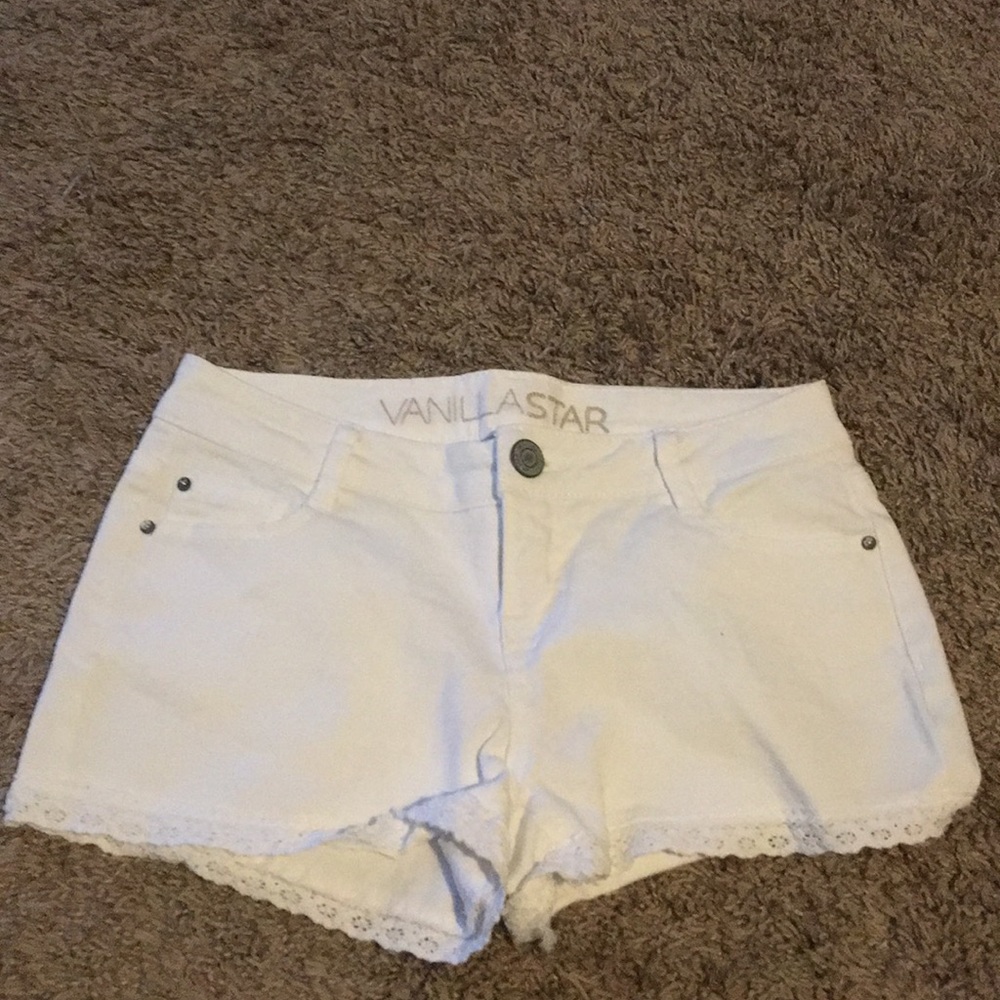 white shorts